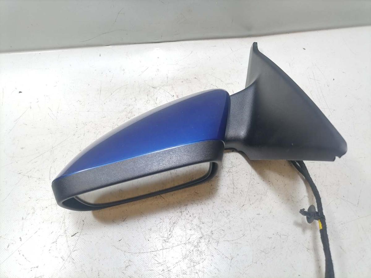 Volvo V50 original Au&szlig;enspiegel links Brilliant Blue elektrisch anklappbar Bj.2007